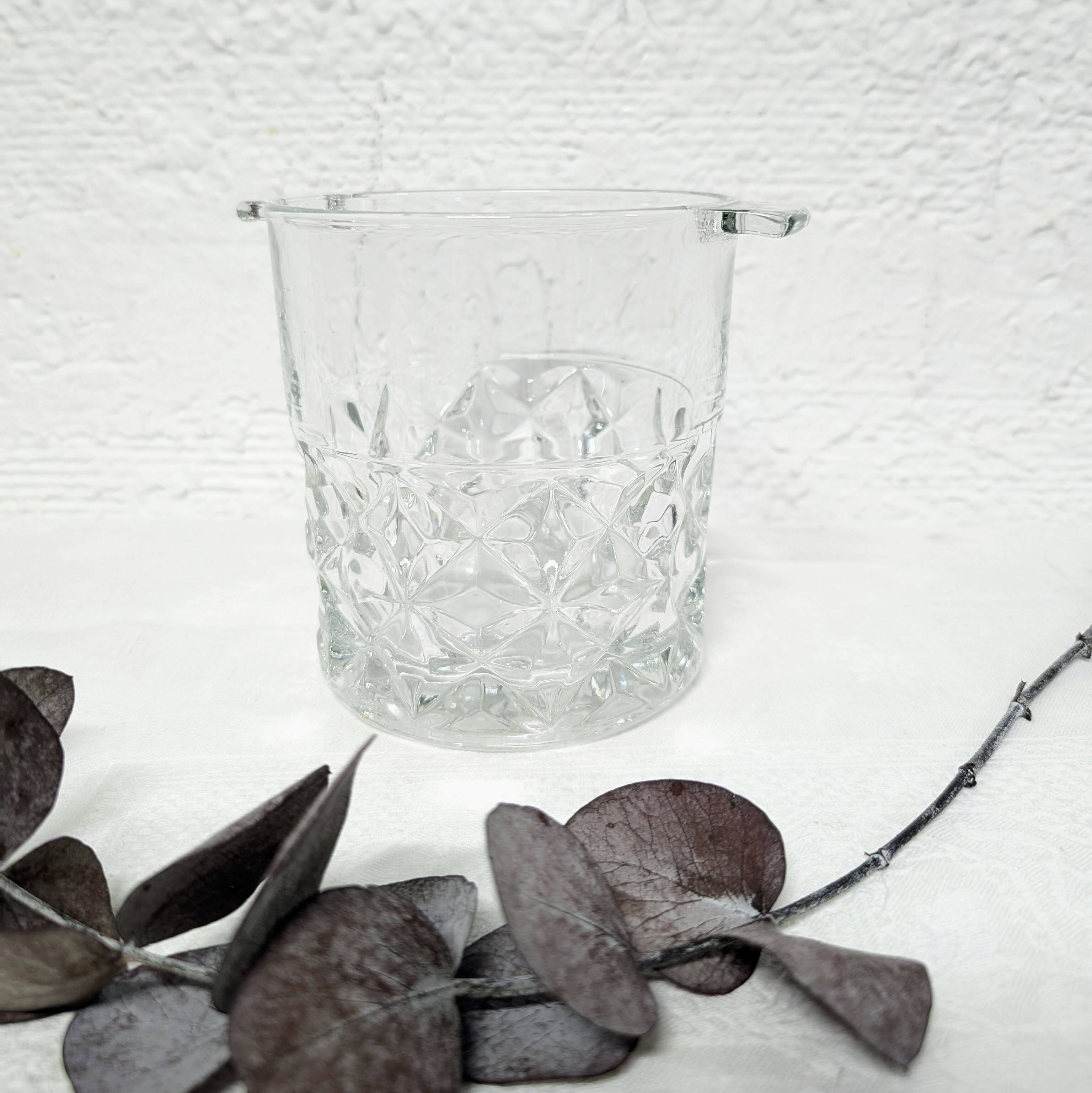 Glass ice bucket