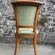 Set de 6 chaises Directoire en velours vert amande