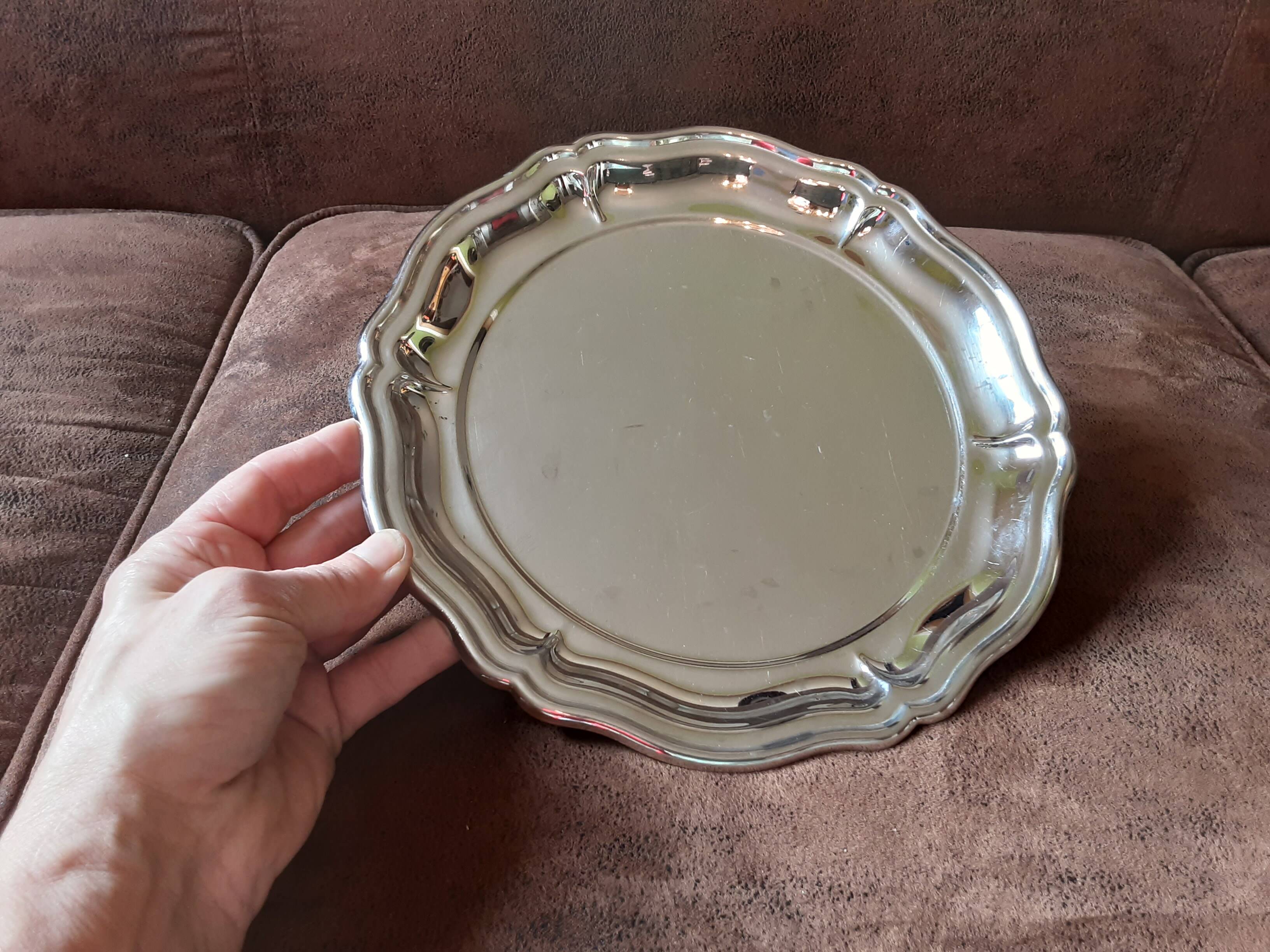 Lot de 2 plats inox  Jean Couzon