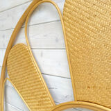 Headboard rattan shape petals