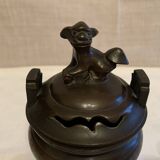 Bronze censer ashtray 1900