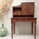 Secretary carved wood
