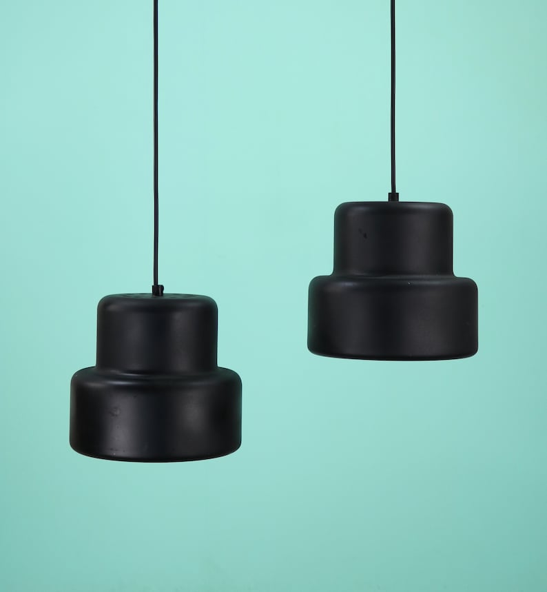 Pair of pendant lamps by Jo Hammerborg for Fog & Morup 1960s