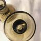 smoked glass candle holders