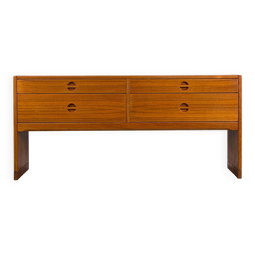 Commode danoise vintage modèle N. 604 en teck par Aksel Kjersgaard, 1960