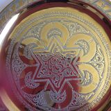 Small Moroccan tray to hang - vintage