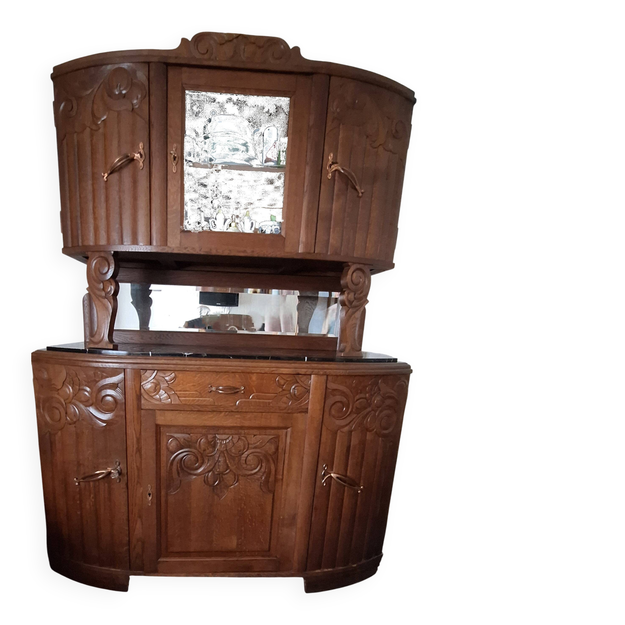 Art Deco Oak Sideboard – Very good condition