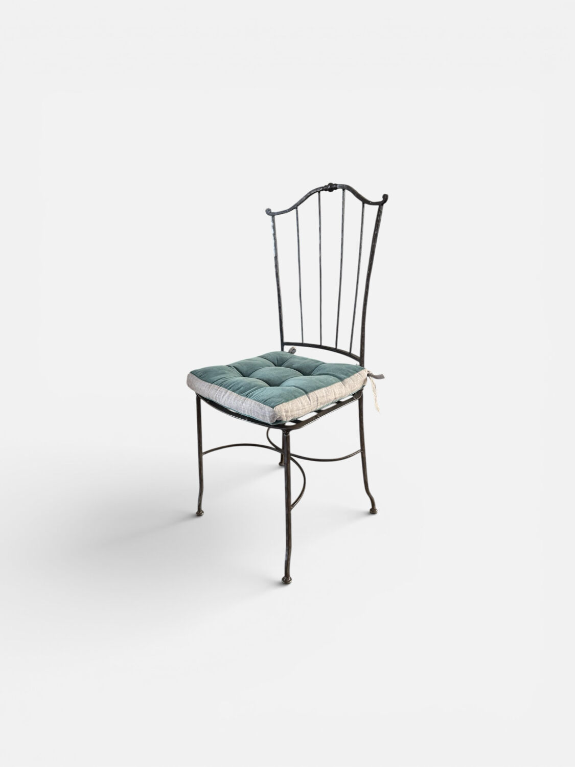 6 handcrafted wrought iron Provençal chairs