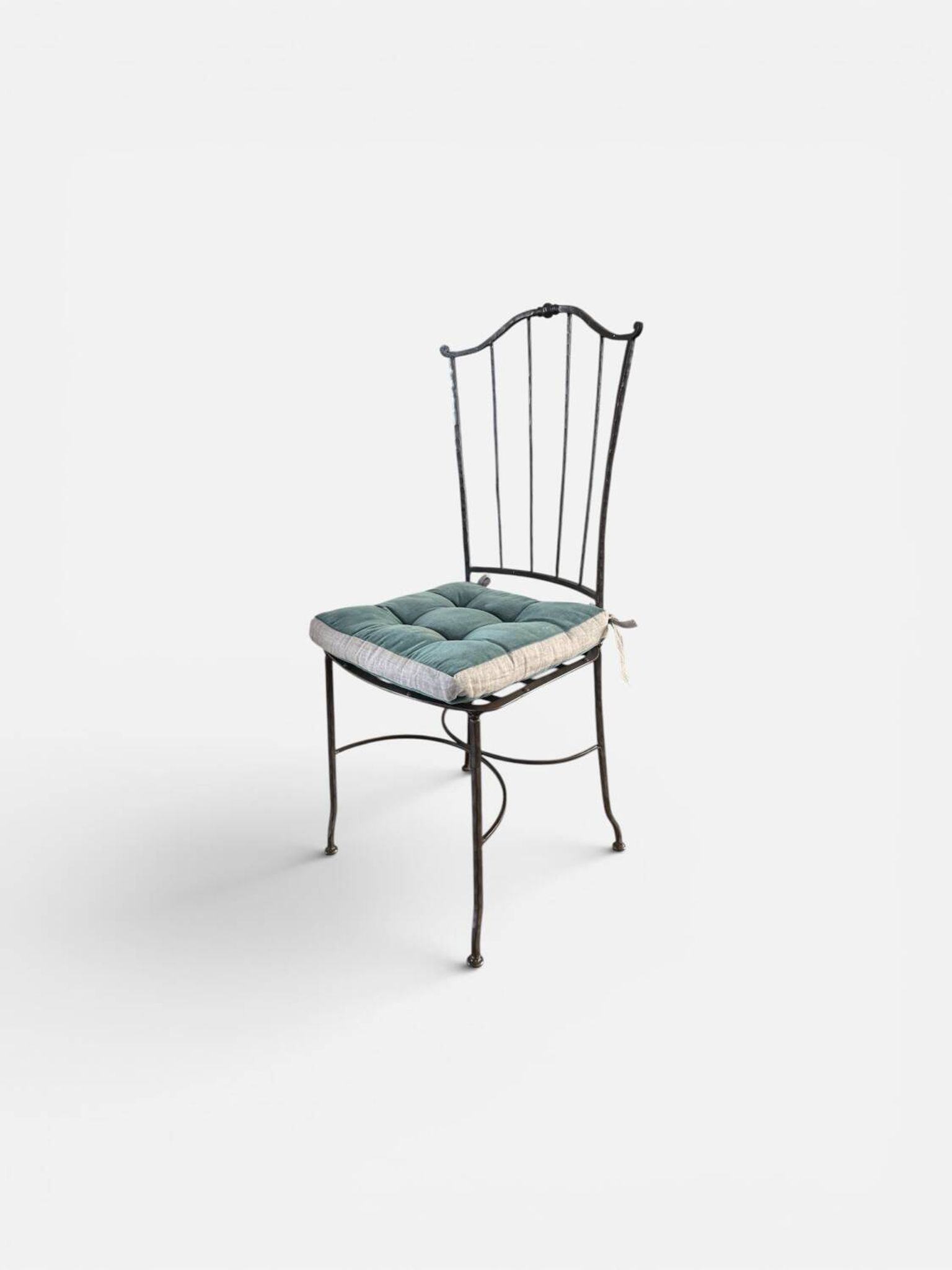 6 handcrafted wrought iron Provençal chairs