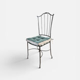 6 handcrafted wrought iron Provençal chairs