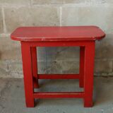 Red pine stool