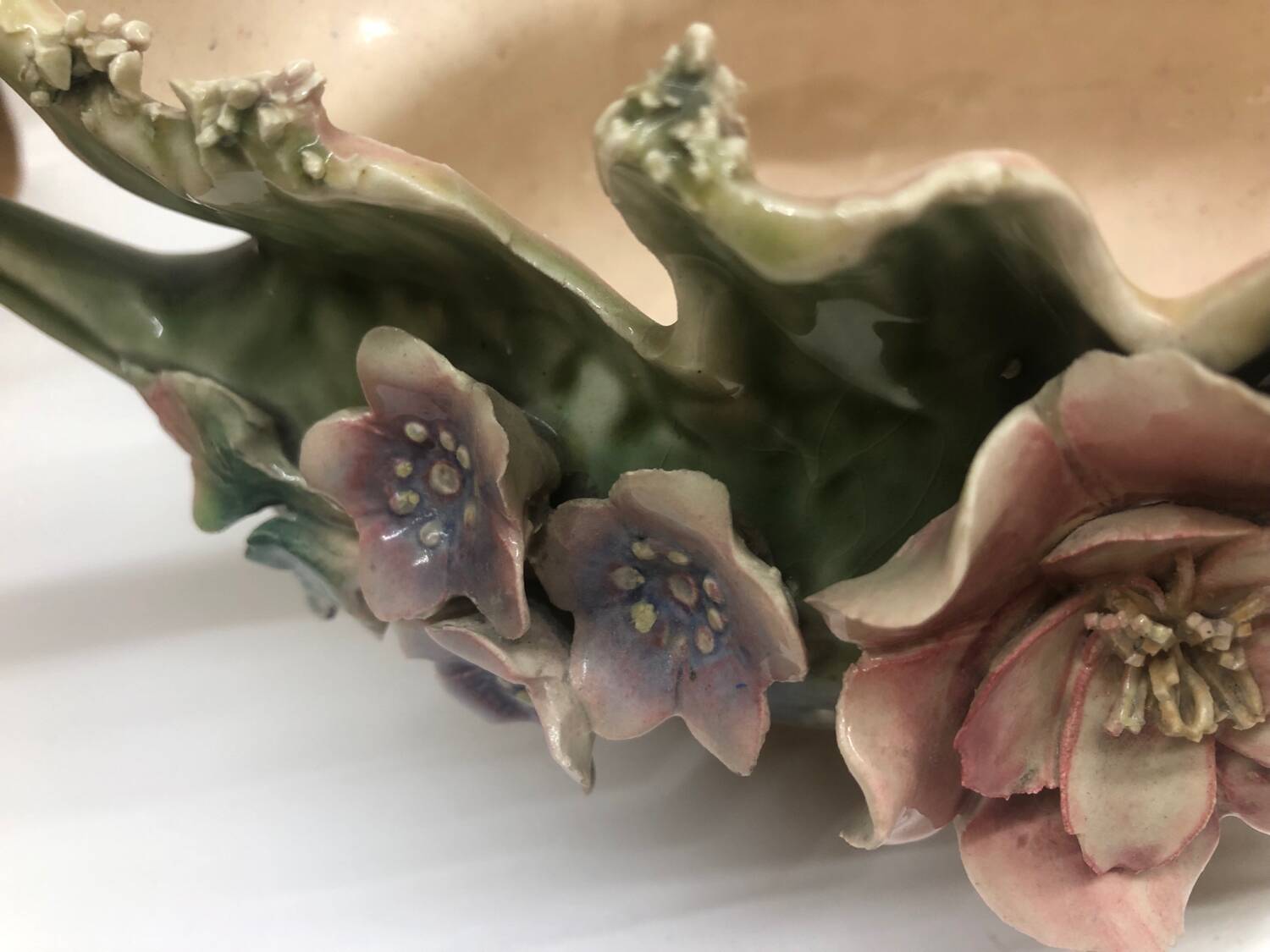 Flower slip planter vase 1900