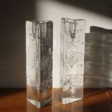 Pair of Scandinavian Iittala "Arkipelago" candlesticks by Timo Sarpaneva