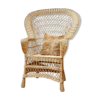 Vintage rattan chair - 70's