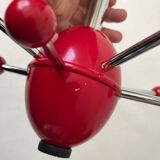 Vintage red Sputnik coat rack