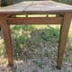 Old farmhouse table in cherry wood 204 x 81 cm