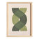 Abstract painting on paper - sage green illustration signed Eawy