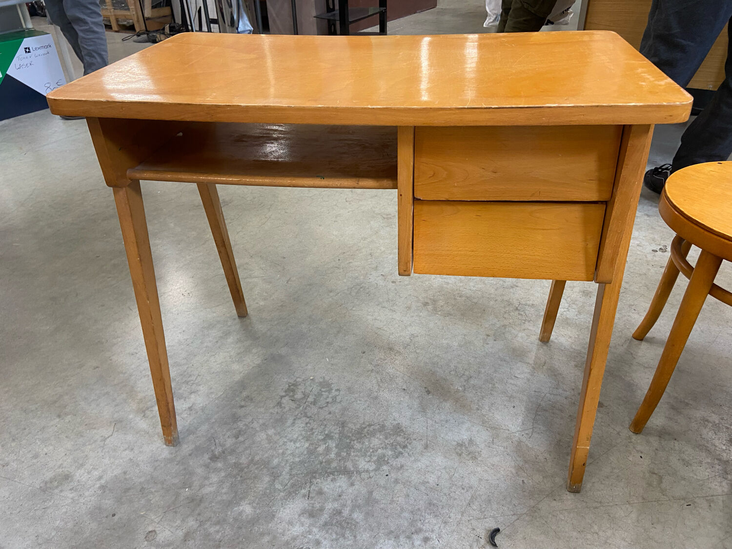 Desk feet compass 50s