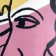 Fernand LEGER, Profile with Flower, c. 1948. Signed and stamped lithograph.