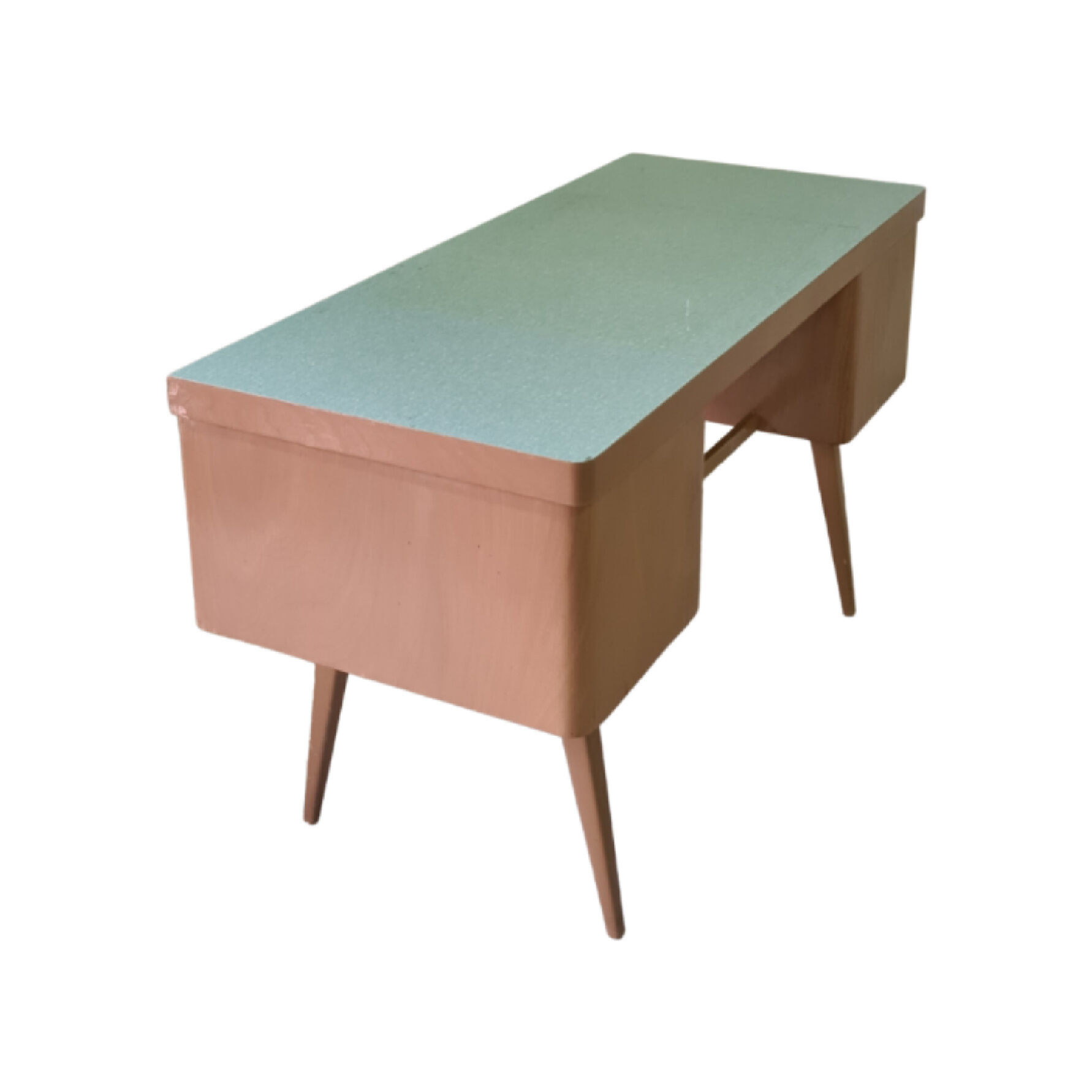 Beech and laminate writing desk by Ekawerk Horn Lippe, Germany 1960s