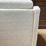 Paire de fauteuils et repose pied