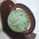 Pair of bookends vintage globe world map wood paper