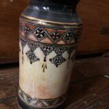 Porcelain vase signed Oubouzid Nordine Bejaia