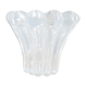 Crystal candle holder molded glass Dp 072292