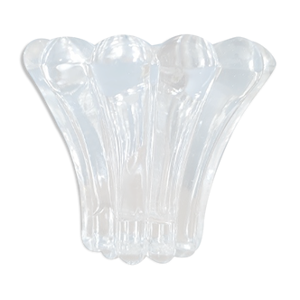 Crystal candle holder molded glass Dp 072292