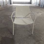 Fauteuil en métal de jardin vintage