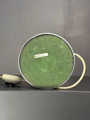 Midcentury space age large glass mushroom table lamprey Temde, 1960s