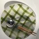 Hollow dish Moulin des Loups model Olive tablecloth diameter 26,5cm
