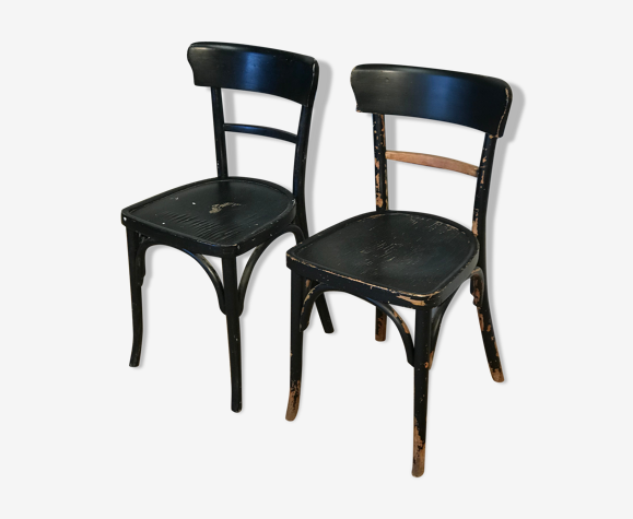 Paire de chaises de bistrot