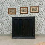 Black patinated Parisian buffet