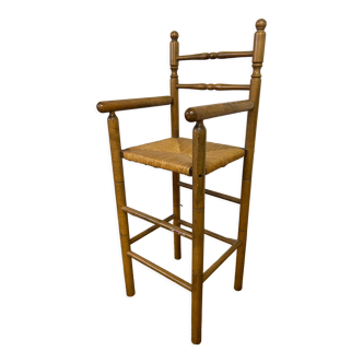 Children's wooden high chair Combelle