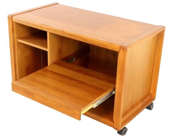 vintage teak deens Audiomeubel / platenspeler kast 'Virum'