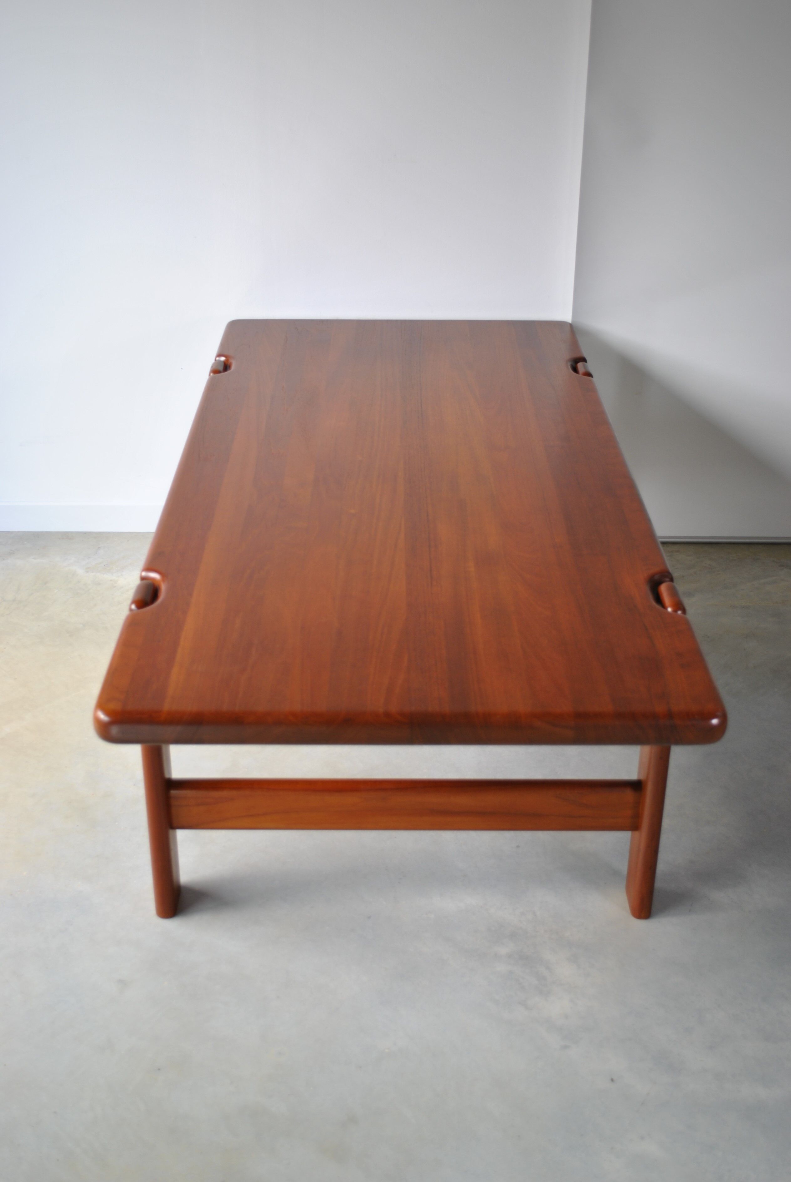 Danish teak coffee table by Niels Bach