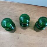 Apothecary bottles green glass jar