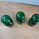 Apothecary bottles green glass jar