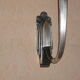 Pair of art deco wall light clichy glass