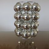 "Half spheres" lamp in chrome polycarbonate 70s