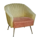 Design club Chair Italian years 50-60 bi color
