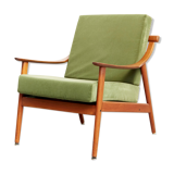 Arne Hovmand Olsen Teak Easy Chair MK 119 for Mogens Kold