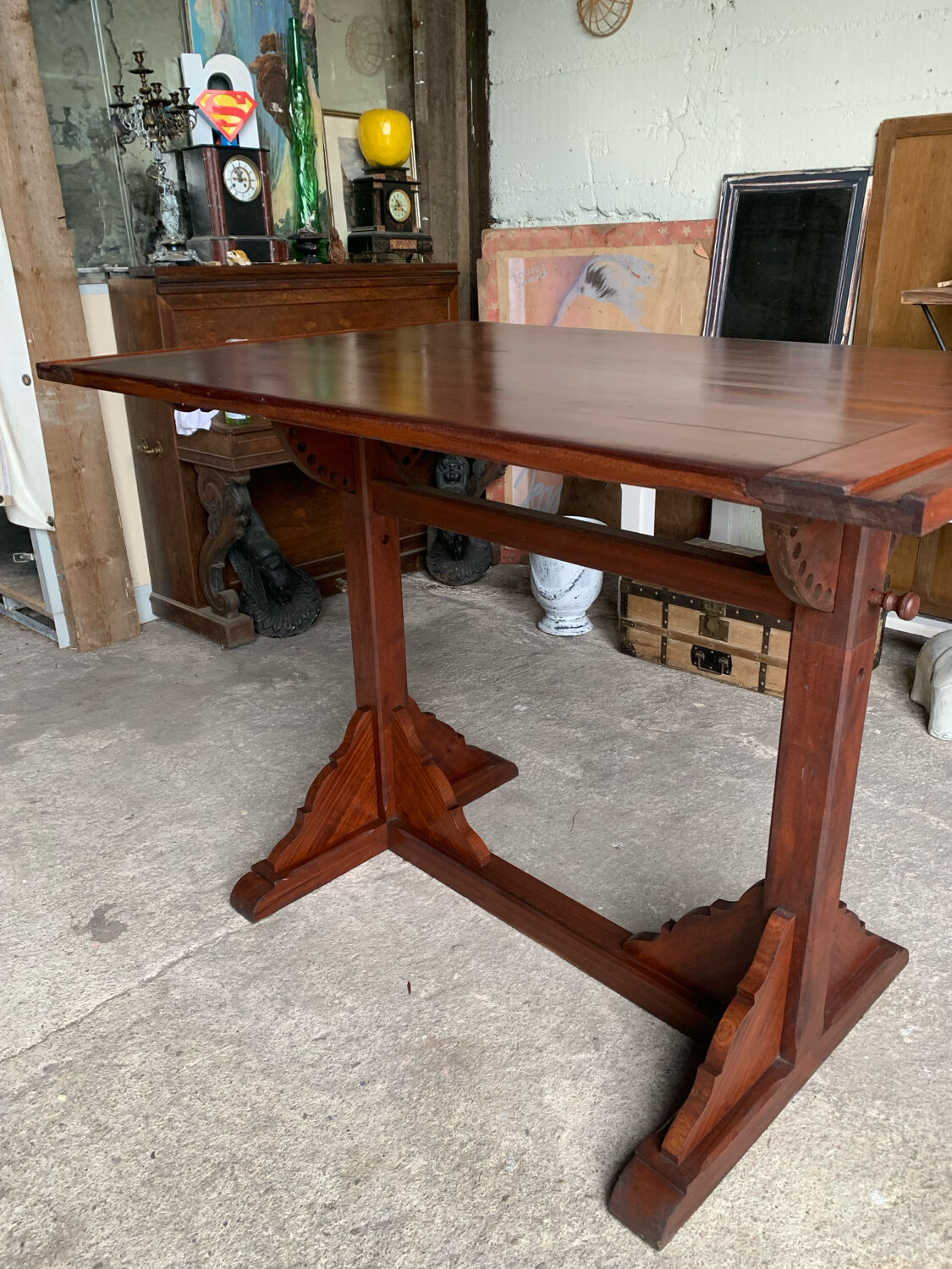 High table / bar table in teak – 4 to 6 people