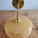 Vintage lampshade wall lamp in yellow Clichy glass