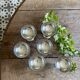 Lot de 6 coupes vintage en inox