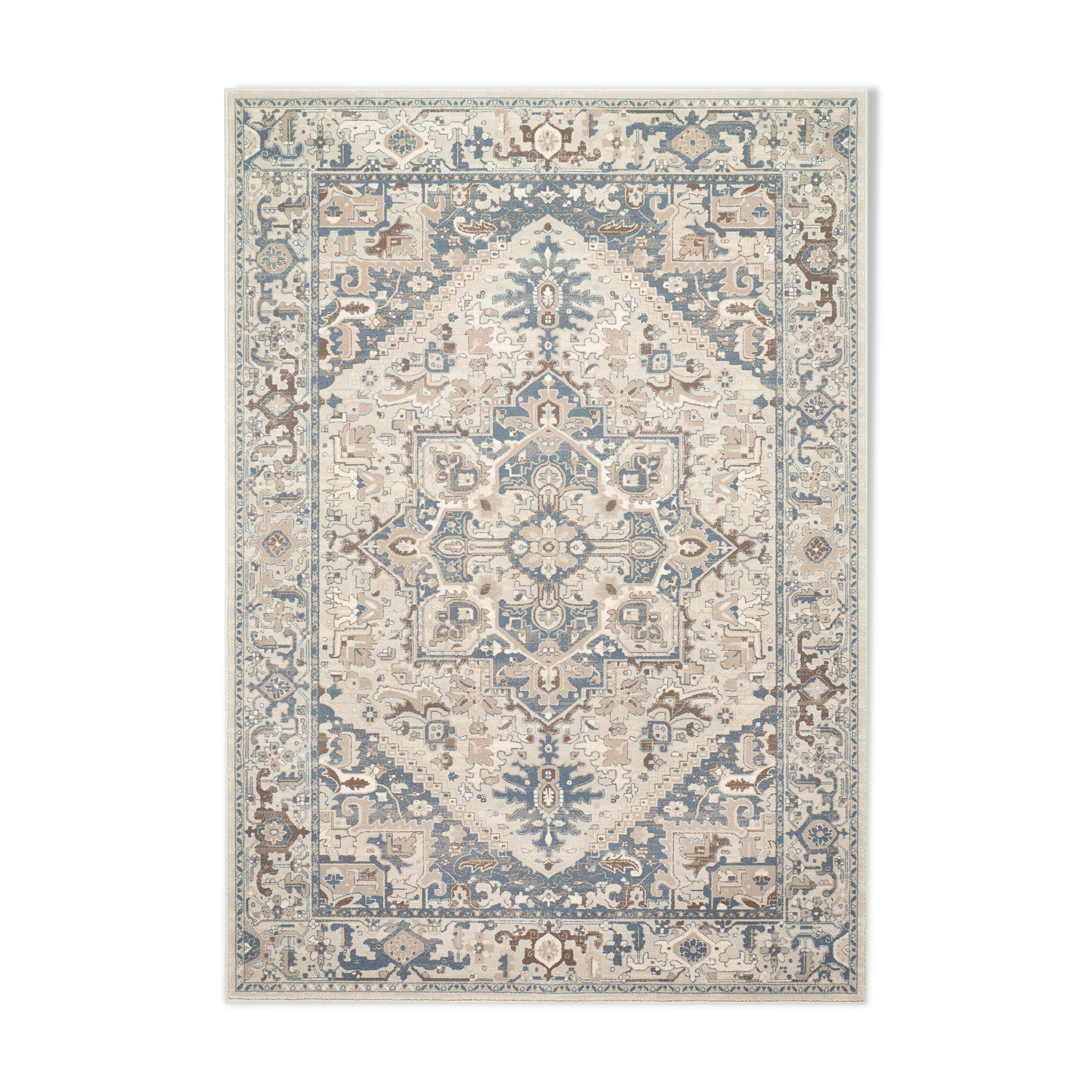 Tapis oriental 240x340 cm bleu ciel