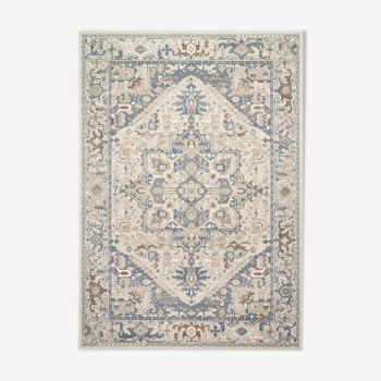 Oriental carpet 240x340 cm sky blue