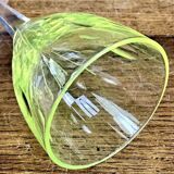 Service of 5 aperitif wine glasses in uraline
