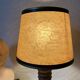 Lampe pied en bois tourné